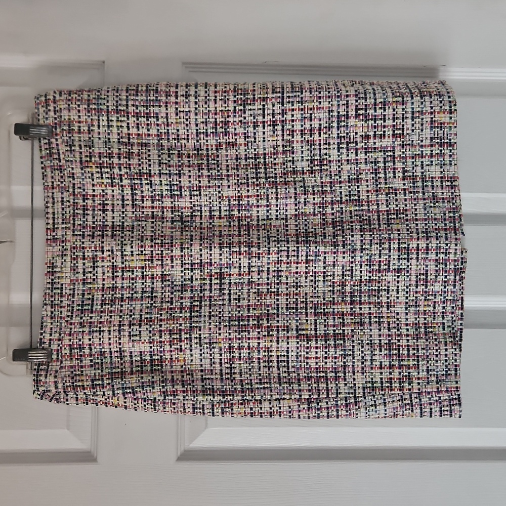 JCrew Factory Multicolor Tweed Skirt